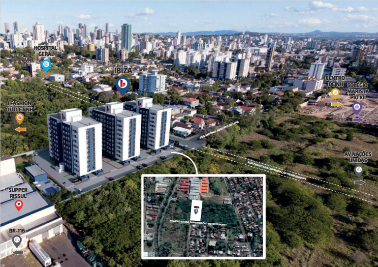 NOVO HAMBURGO – VILA ROSA – APARTAMENTO NA PLANTA COM 2 DORMITÓRIOS