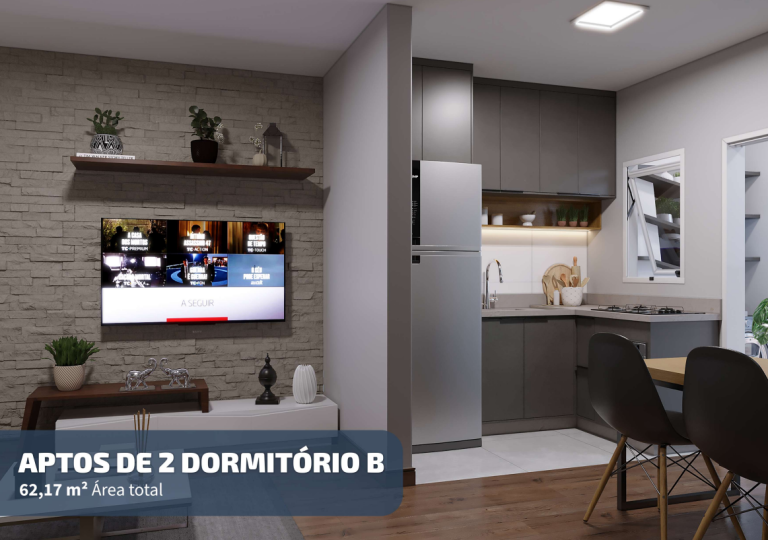 SÃO LEOPOLDO – CAMPINA – APARTAMENTO NA PLANTA COM 2 DORMITÓRIOS