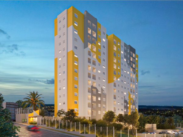 NOVO HAMBURGO – BOA SAÚDE – APARTAMENTO NA PLANTA COM 2 DORMITÓRIOS