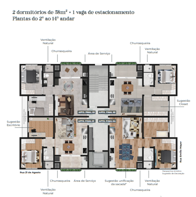 APARTAMENTO NA PLANTA EM SÃO LEOPOLDO – BAIRRO FIÃO APARTAMENTO NA PLANTA EM SÃO LEOPOLDO – BAIRRO FIÃO