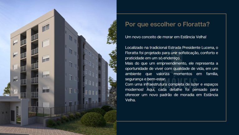 Apartamento na Planta em Estância Velha – Residencial Floratta
